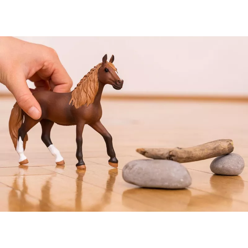 Schleich HORSE CLUB Peruvian Paso Kume, 5 metų, Arkliai, Ruda, Balta, Plastikas