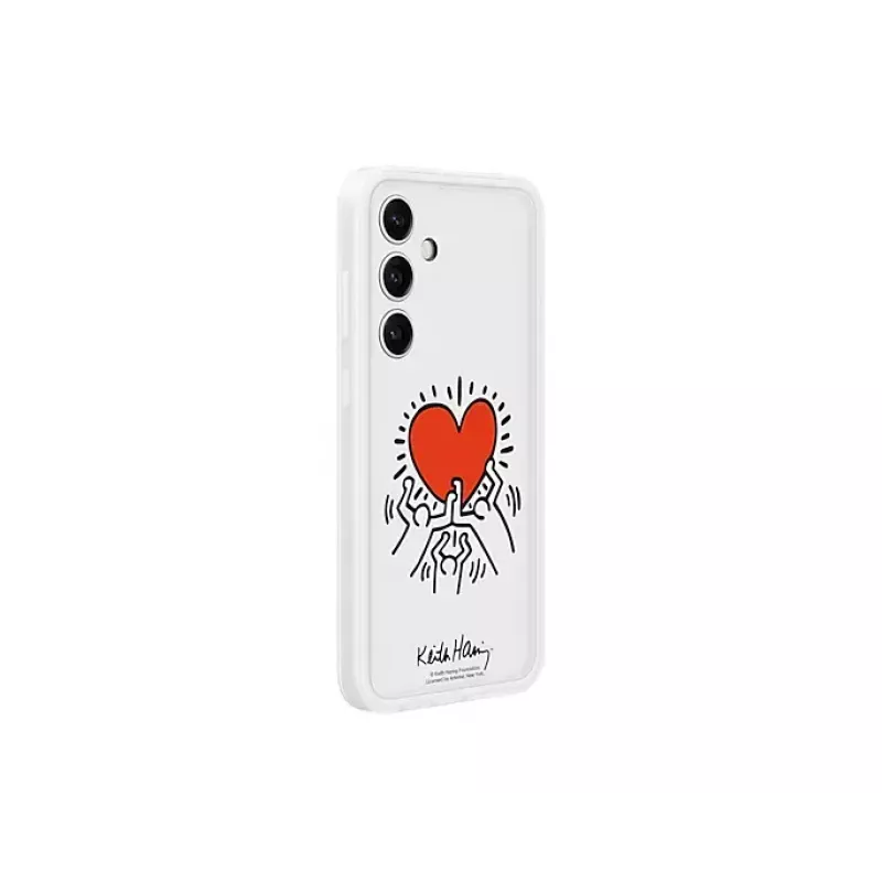Samsung EF-MS926CWEGWW Flipsuit telefono dėklas Galaxy S24+, baltos spalvos