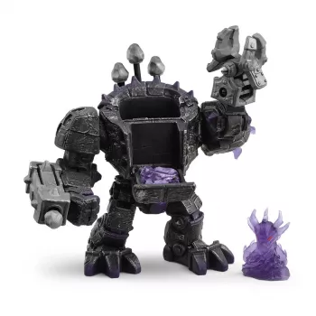 Schleich ELDRADOR CREATURES Šešėlių Valdovas Robotas su Miniatiūriniu Padaru Juodas