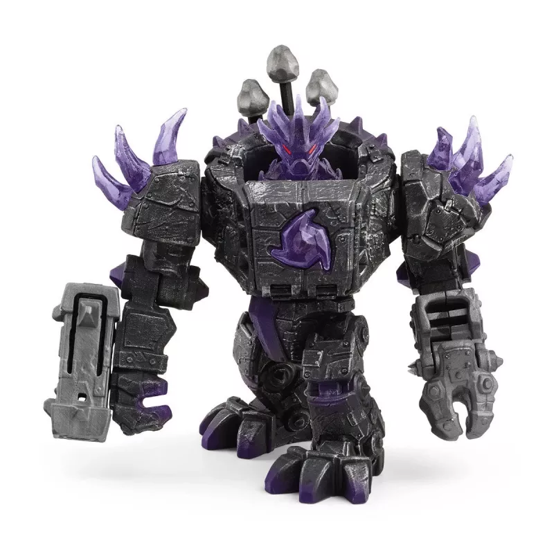 Schleich ELDRADOR CREATURES Šešėlių Valdovas Robotas su Miniatiūriniu Padaru Juodas