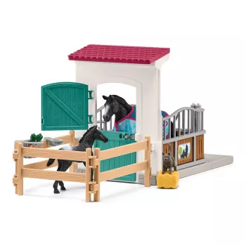 schleich HORSE CLUB Arklidė su kumele ir kumeliuku