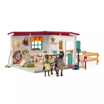 schleich HORSE CLUB Priedas prie balninės, arklidės, arkliai, 5 metai, įvairiaspalvis, plastikas