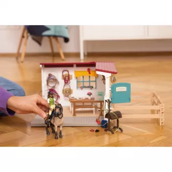 schleich HORSE CLUB Priedas prie balninės, arklidės, arkliai, 5 metai, įvairiaspalvis, plastikas