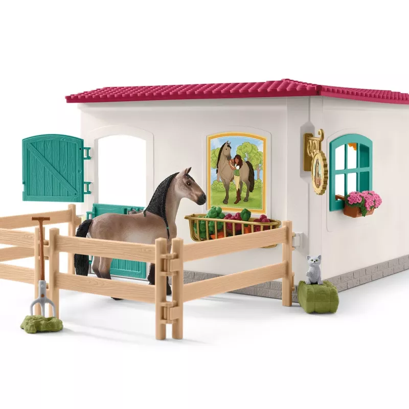 schleich HORSE CLUB Priedas prie balninės, arklidės, arkliai, 5 metai, įvairiaspalvis, plastikas