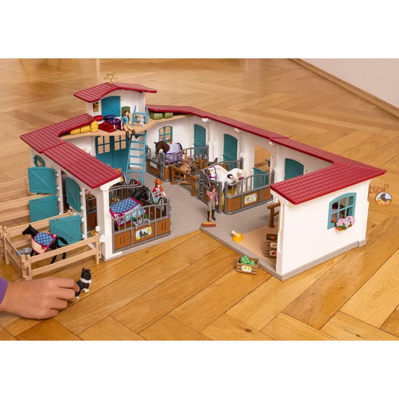 schleich HORSE CLUB Priedas prie balninės, arklidės, arkliai, 5 metai, įvairiaspalvis, plastikas