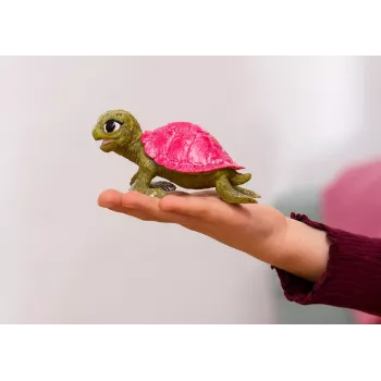Schleich BAYALA Rožinis safyro vėžlys Žalia Rožinė 70759S