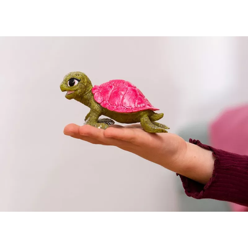 Schleich BAYALA Rožinis safyro vėžlys Žalia Rožinė 70759S