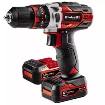 Belaidis pistoleto tipo gręžtuvas Einhell TE-CD 1, 1400 aps/min, 2 Ah, 1,18 kg
