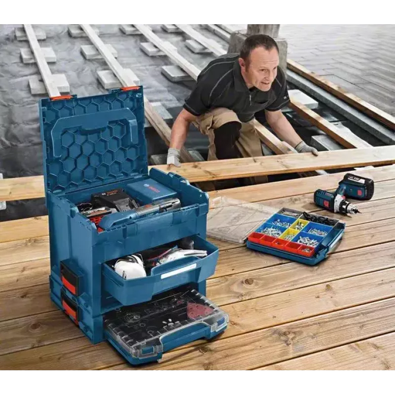 Bosch 1 600 A00 2WK dėžutės įdėklų rinkinys juodas