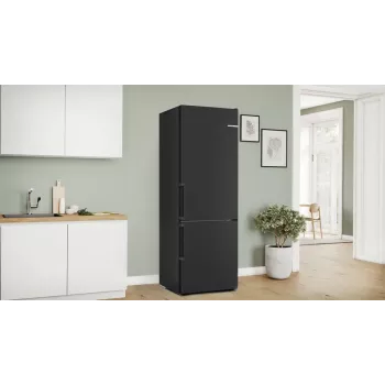 Bosch Serie 4 KGN49VXCT šaldytuvas-šaldiklis laisvai pastatomas 440 L nerūdijantis plienas