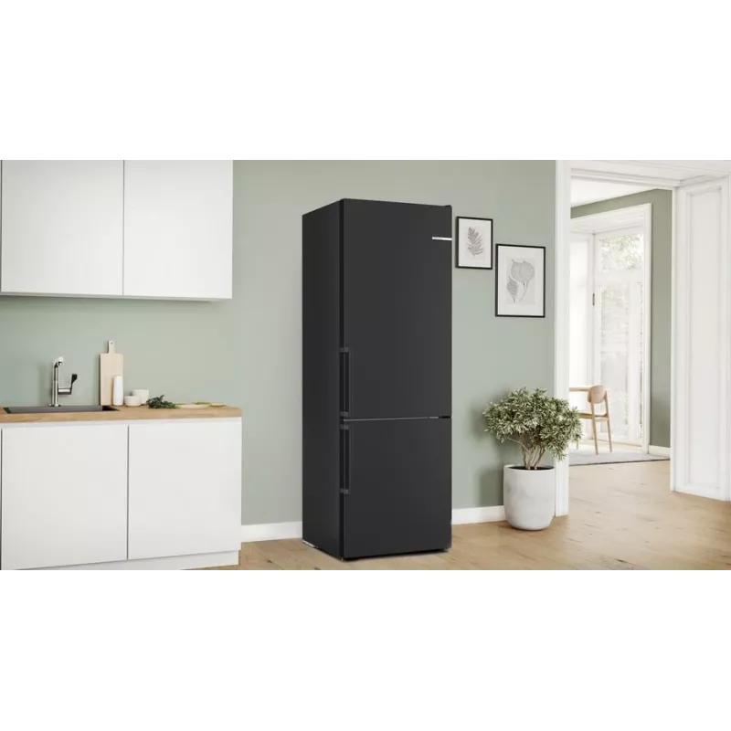 Bosch Serie 4 KGN49VXCT šaldytuvas-šaldiklis laisvai pastatomas 440 L nerūdijantis plienas