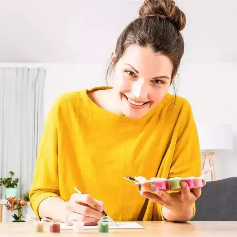 Spalvinimo rinkinys Ravensburger CreArt – Egzotiniai augalai (23729) piešk pagal skaičius