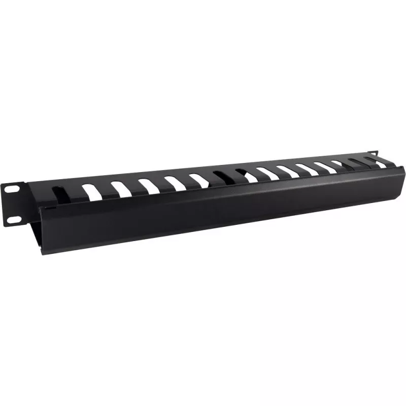 INTER-TECH kabelių kanalas 1U RAL 9005