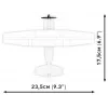Konstrukcinis žaislas Cobi Cessna 172 Skyhawk White statybinis rinkinys