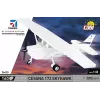 Konstrukcinis žaislas Cobi Cessna 172 Skyhawk White statybinis rinkinys