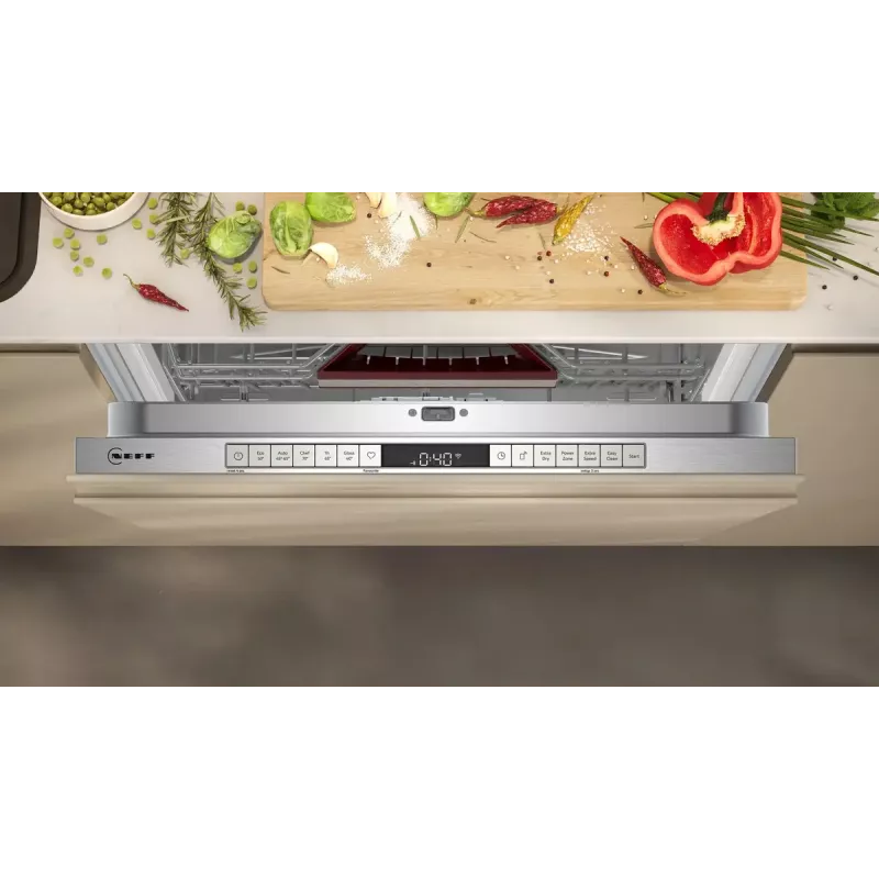 Įmontuojamas indaplovė NEFF N50 S155ECX01E — 14 komplektų, Home Connect, energijos klasė B, 42 dB