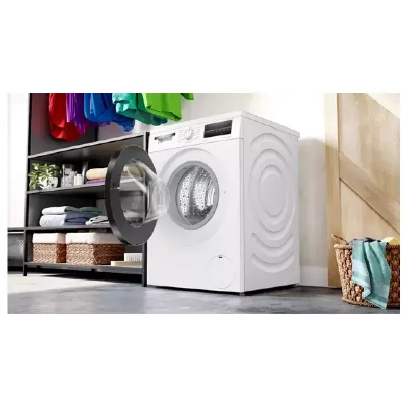 Bosch Serie 6 WUU28T48 skalbimo mašina, priekinė, 8 kg, 1400 aps./min., balta