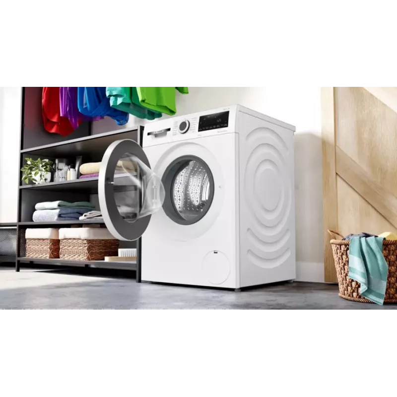 Bosch Serie 4 WNA13441 skalbyklė su džiovinimu, laisvai pastatoma, priekinio pakrovimo, balta