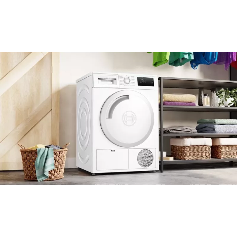 Bosch Serie 4 WTH83003 džiovintuvas Laisvai pastatomas Priekinis pakrovimas 7 kg Baltas