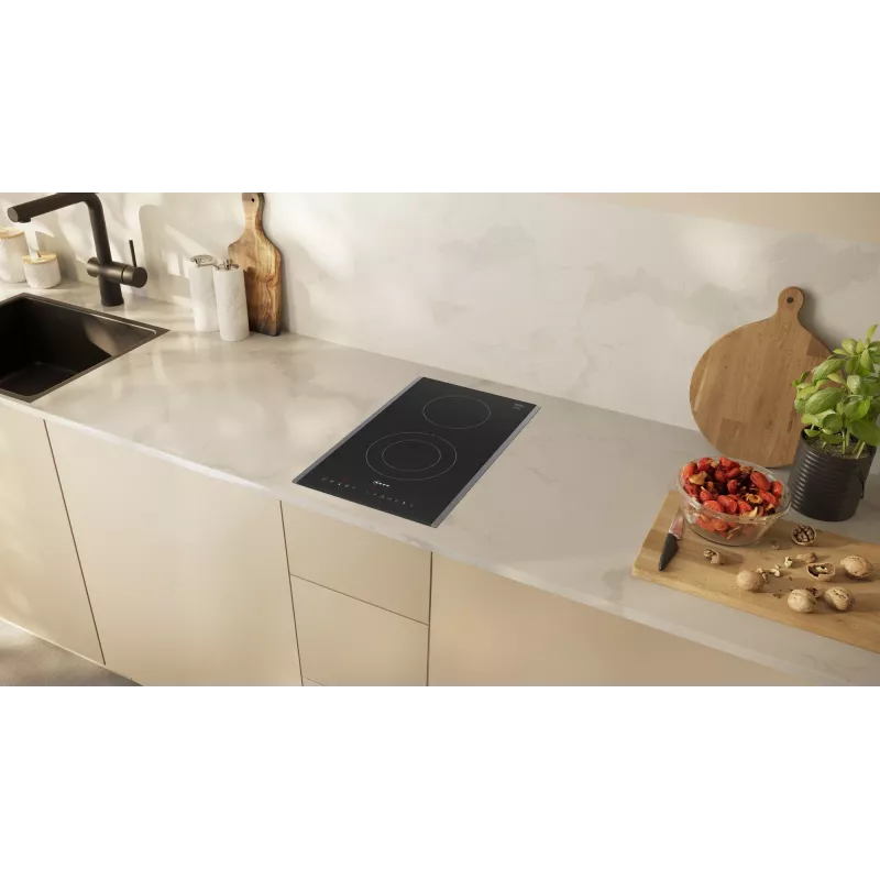 Neff T13TDF9L8 kaitlentė Juoda Įmontuojama 30 cm Keraminė 2 zonos