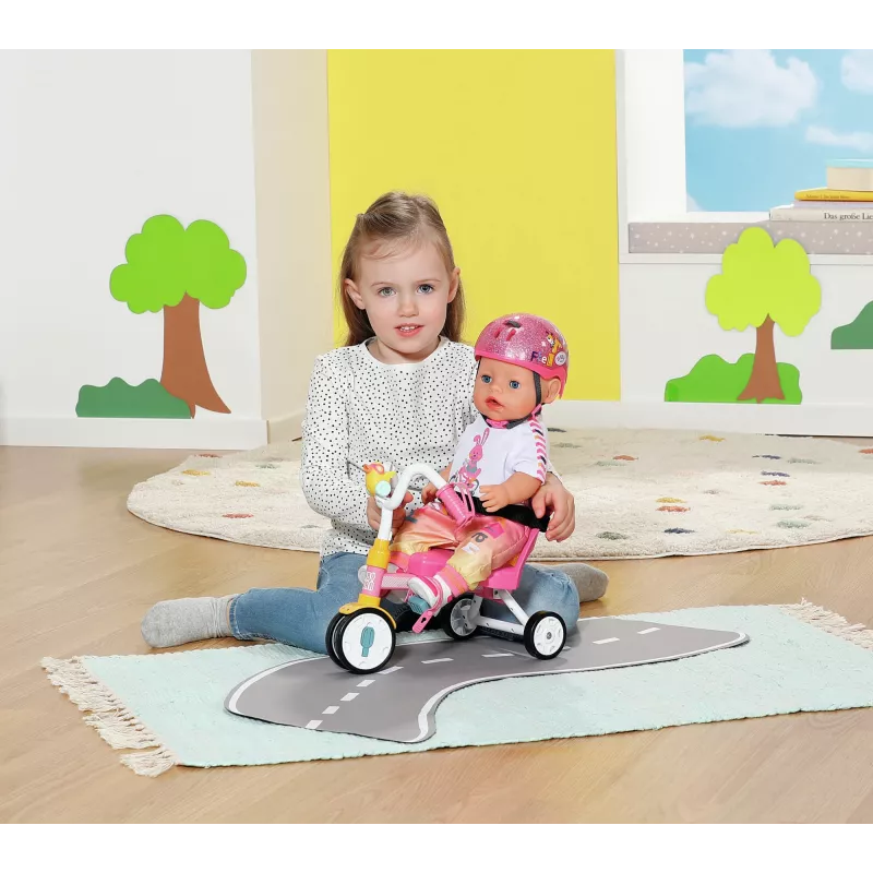 BABY born Trike lėlių triciklio komplektas
