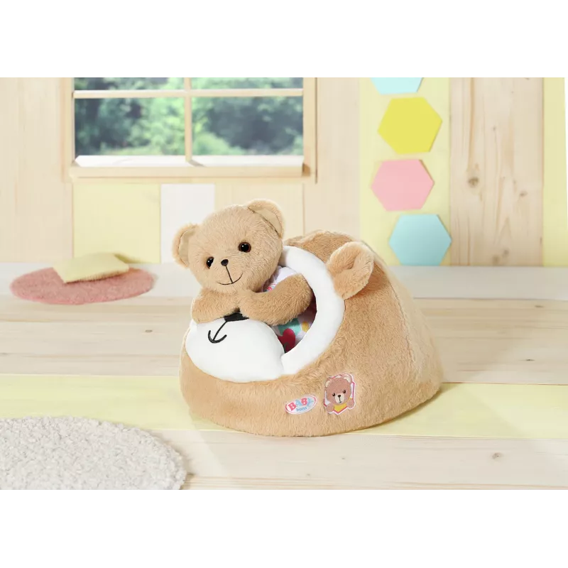 Minkštas meškos urvas lėlėms ZAPF creation BABY born – pliušinis priedas žaidimams