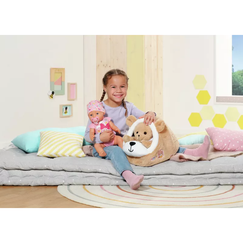 Minkštas meškos urvas lėlėms ZAPF creation BABY born – pliušinis priedas žaidimams