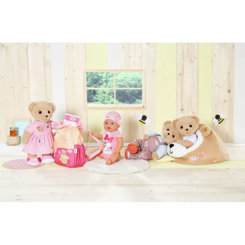 Minkštas meškos urvas lėlėms ZAPF creation BABY born – pliušinis priedas žaidimams