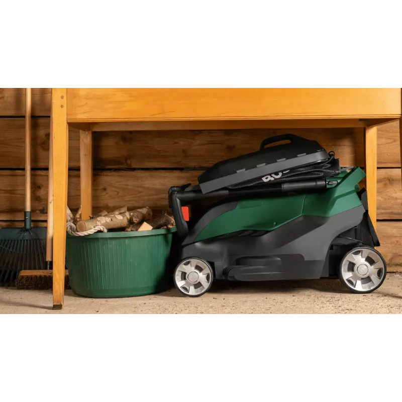 Elektrinė vejapjovė Bosch AdvancedRotak 40-650 – 1800 W, 40 cm pjovimo plotis, žalia/juoda