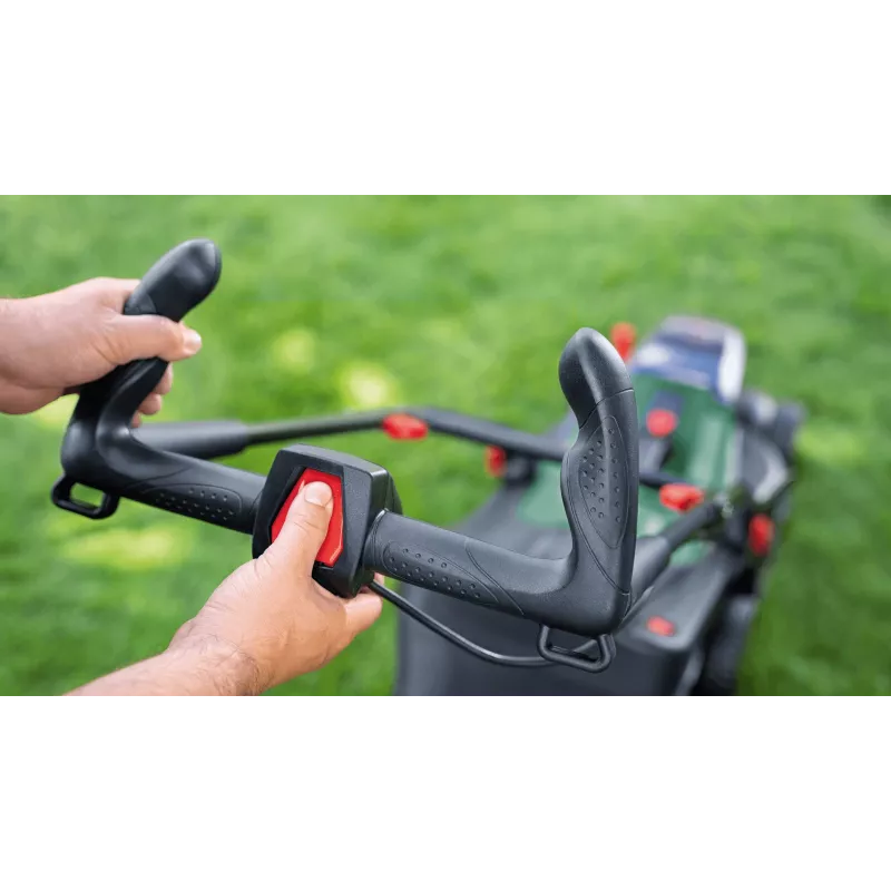 Bosch 37-550 akumuliatorinis vejapjovė su vaikščiojimu, juoda, žalia