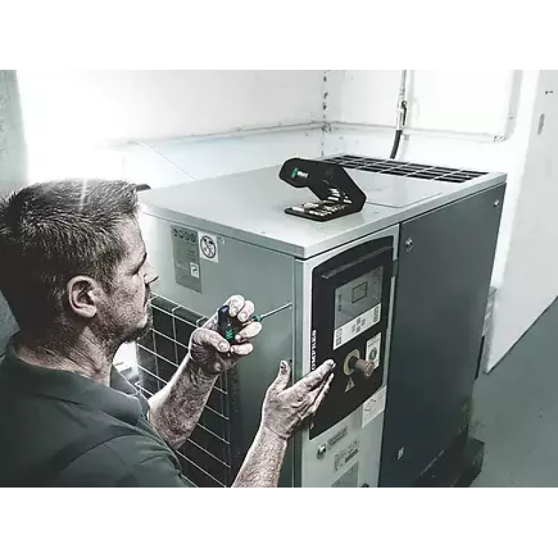 Replinis veržliaraktis Wera 05023461001 1/4 colio pavara juodas žalias