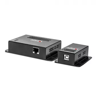 Lindy 50m 4 prievadų USB 2.0 Cat.6 prailgintuvas, tinklo siųstuvas ir imtuvas, 50 m, 480 Mbit/s, Cat5, Cat5e, Cat6, NS1021, fosforinis bronzas