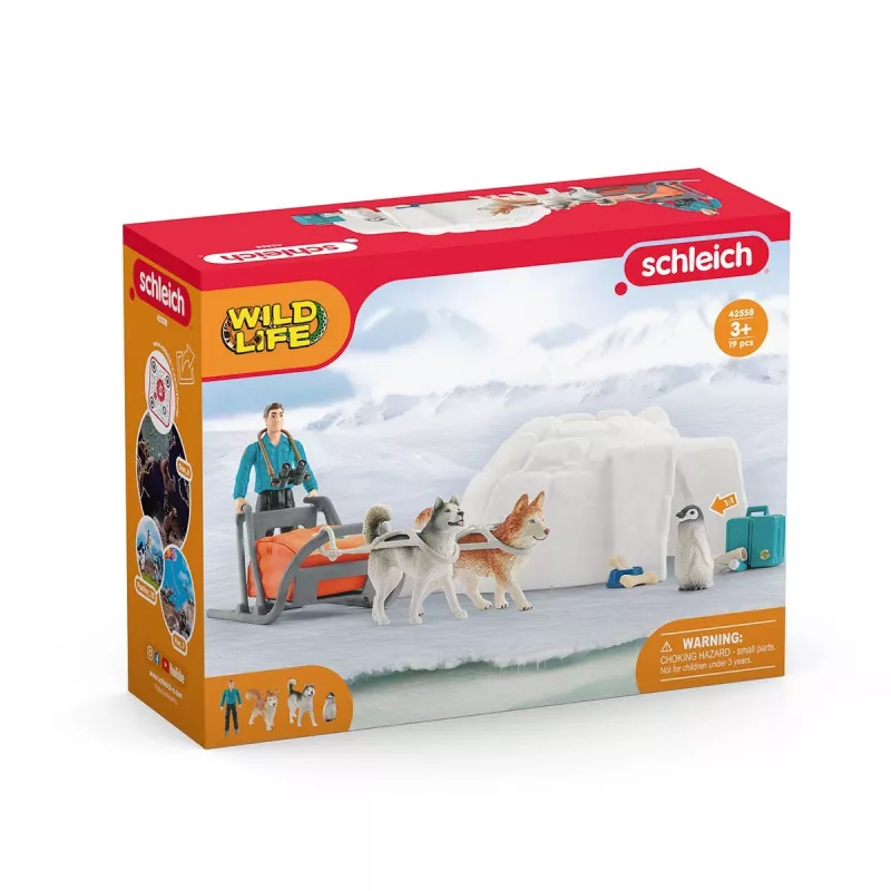 Schleich WILD LIFE Antarkties ekspedicija įvairiaspalvis 42558