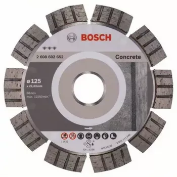 Pjūklo diskas deimantinis betonui Bosch 125 mm 22,2 mm 2 608 602 652