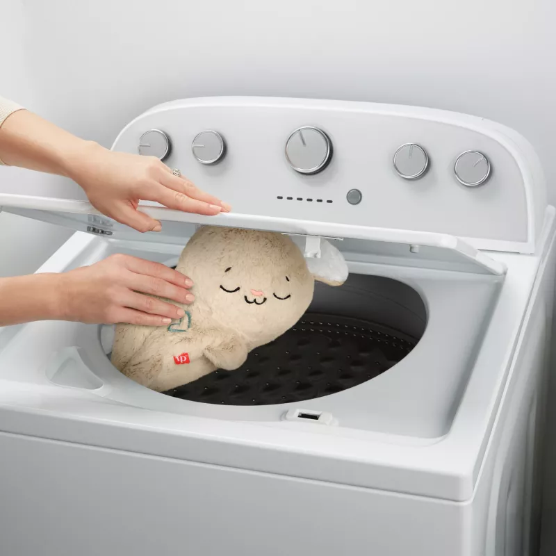 Fisher-Price Soothe & Settle Bunny – Pliusinis zuikis su garsų mašina ir judesiu