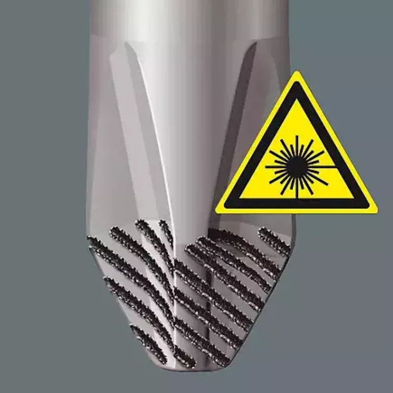 Atsuktuvų rinkinys Wera 05150101001, 18 dalių, su putplasčio įdėklu, 344×392 mm