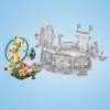 MEGA Pokémon Ferris Wheel Fun statybinis žaislų rinkinys su 4 veikėjų figūrėlėmis (393 detalės) vaikams