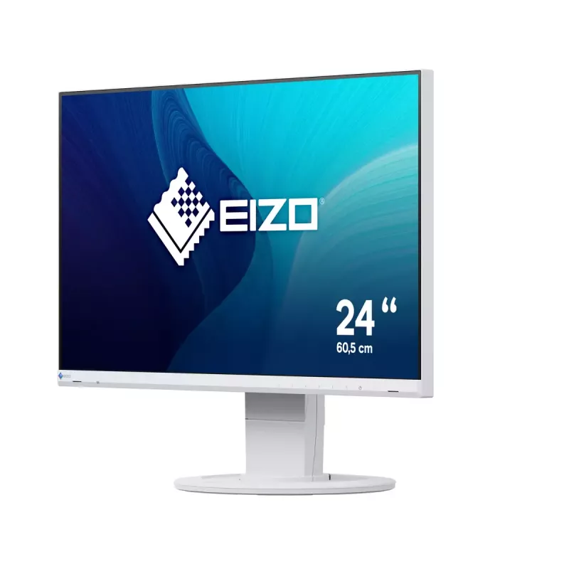 EIZO FlexScan EV2460-WT monitor kompiuteriui 60,5 cm (23,8 colio) 1920 x 1080 pikselių Full HD LCD baltas