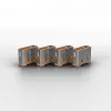 USB prievadų blokatorius Lindy USB Port Blocker, 4 vnt., oranžinė spalva