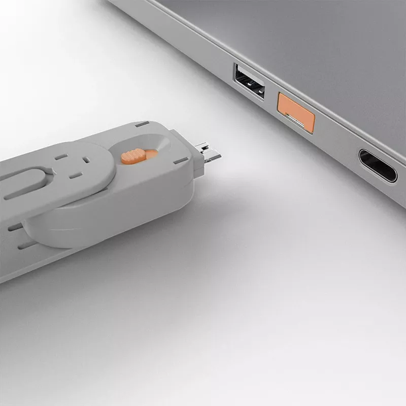 USB prievadų blokatorius Lindy USB Port Blocker, 4 vnt., oranžinė spalva