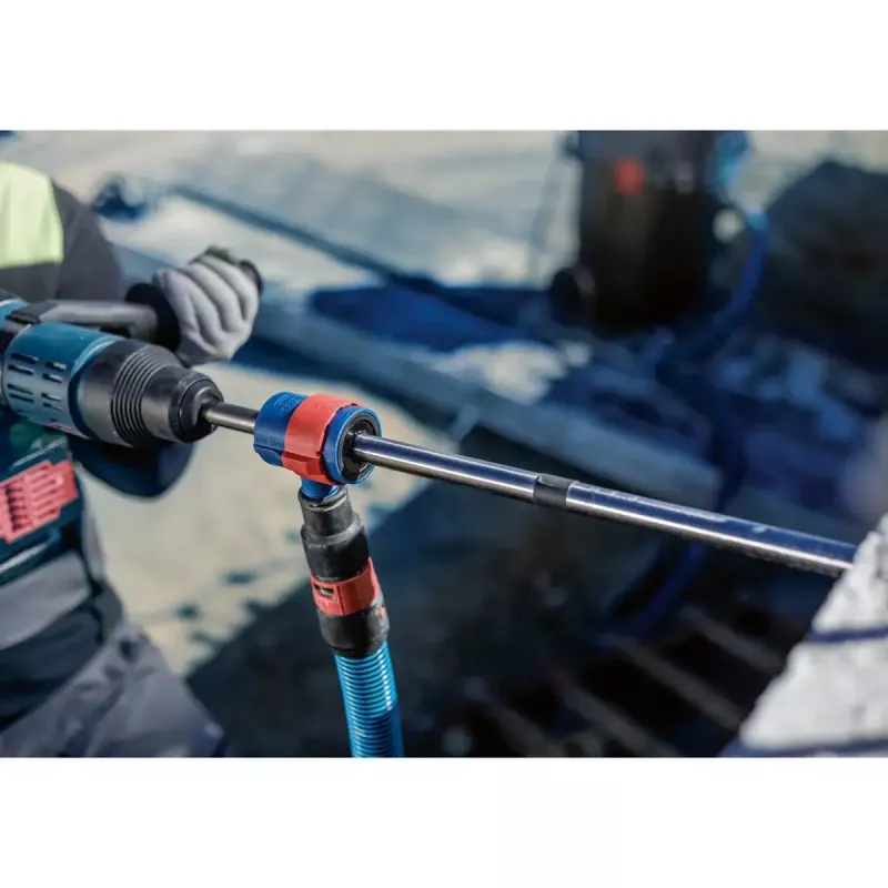 Gręžtuvas plaktukinis Bosch Professional SDS Clean max‑8X Ø32 mm, darbinis ilgis 400 mm, su dulkių ištraukimo jungtimi