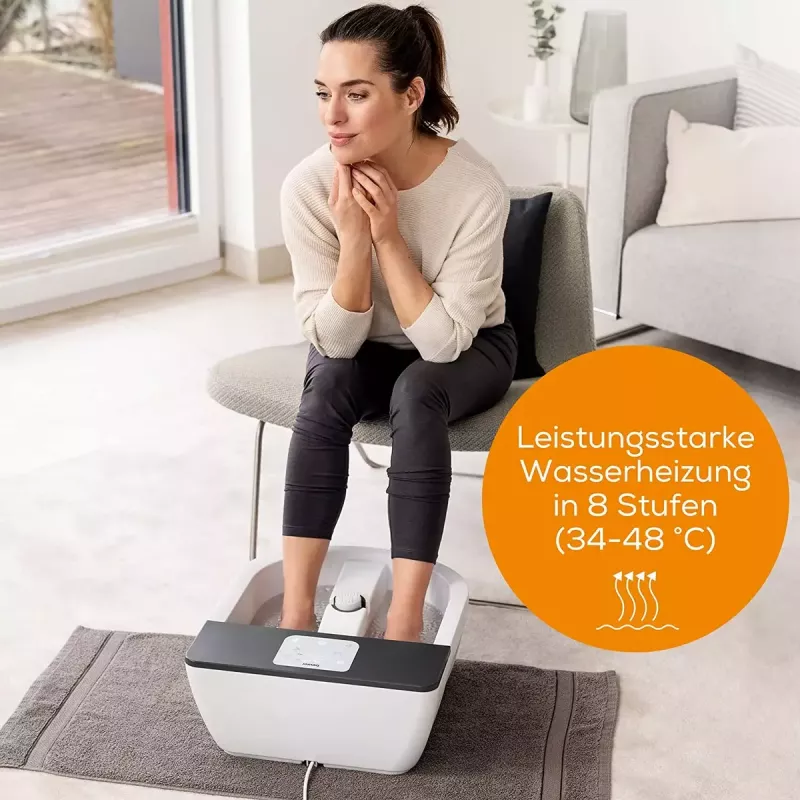 Pėdų vonelė Beurer FB 60 – elektrinė pėdų vonelė, balta/pilka