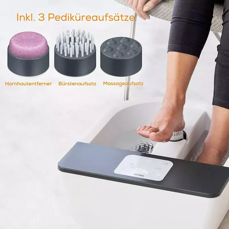 Pėdų vonelė Beurer FB 60 – elektrinė pėdų vonelė, balta/pilka