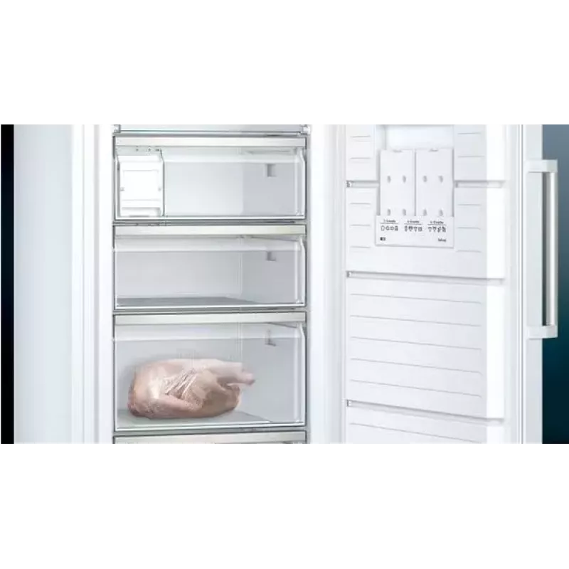 Siemens iQ500 GS58NAWDV šaldiklis stovimas 366 L Baltas