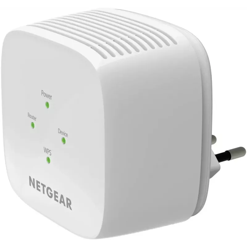 NETGEAR EX6110 AC1200 dviejų juostų WiFi signalo stiprintuvas baltas