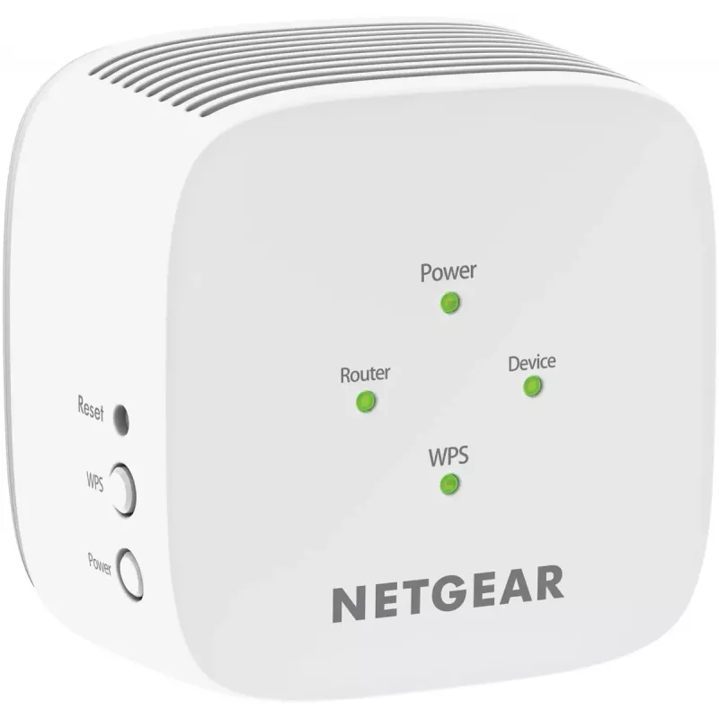 NETGEAR EX6110 AC1200 dviejų juostų WiFi signalo stiprintuvas baltas