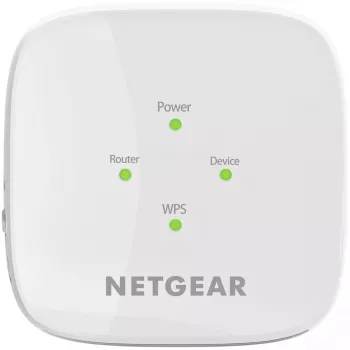 NETGEAR EX6110 AC1200 dviejų juostų WiFi signalo stiprintuvas baltas