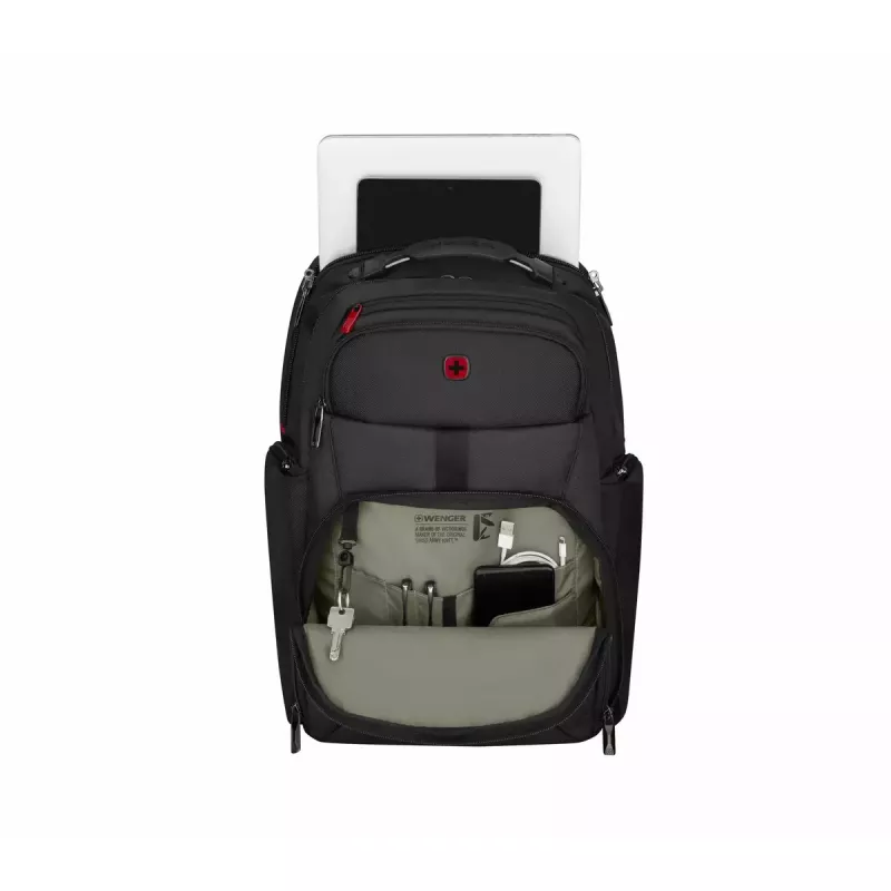 Kuprinė Wenger SwissGear Meteor Black Polyester PVC rPET