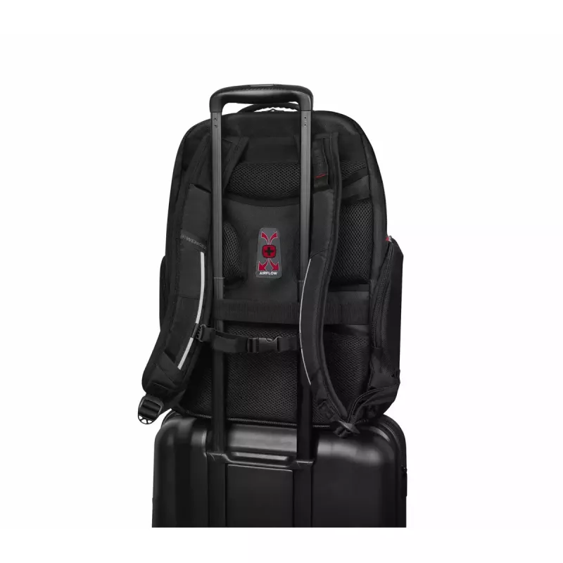 Kuprinė Wenger SwissGear Meteor Black Polyester PVC rPET