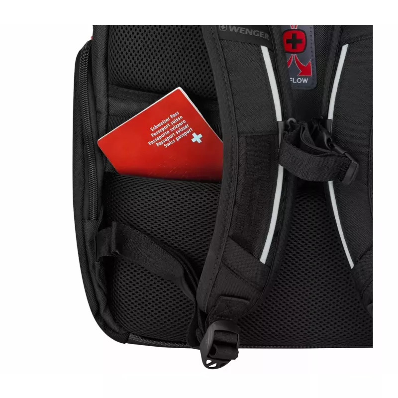 Kuprinė Wenger SwissGear Meteor Black Polyester PVC rPET
